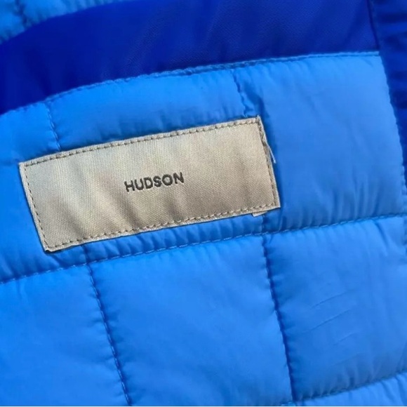 Hudson Water Repellent Insulated Coach Jacket Style HM100 Men's Size XL Blue NWT - Picture 8 of 9
